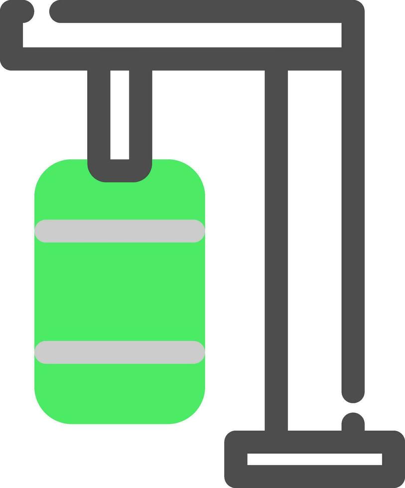 Punching Bag Creative Icon Design vector