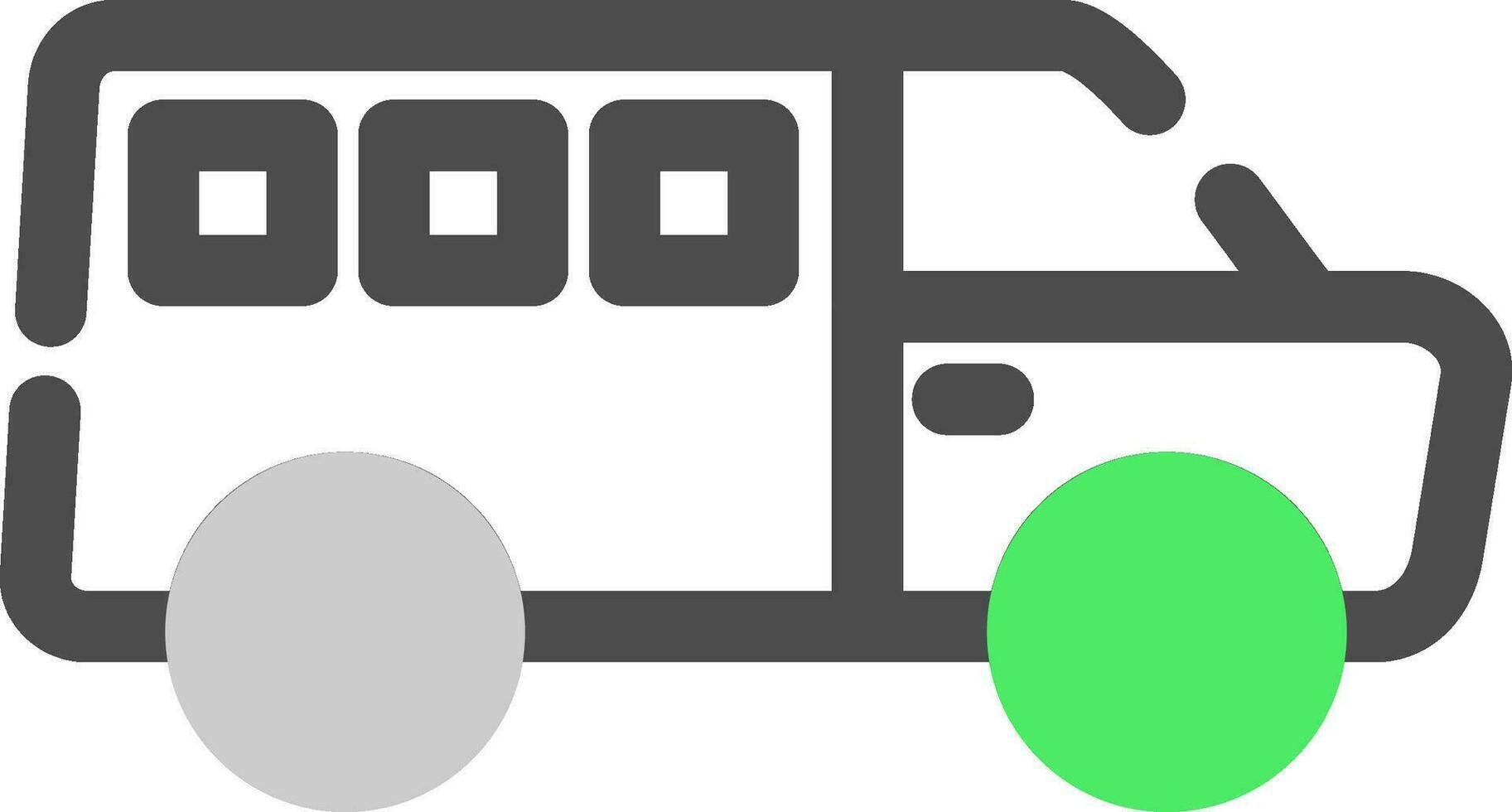 Minivan Creative Icon Design vector