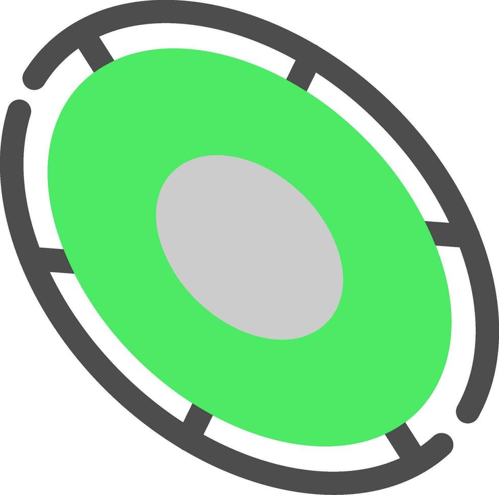 Frisbee Creative Icon Design vector