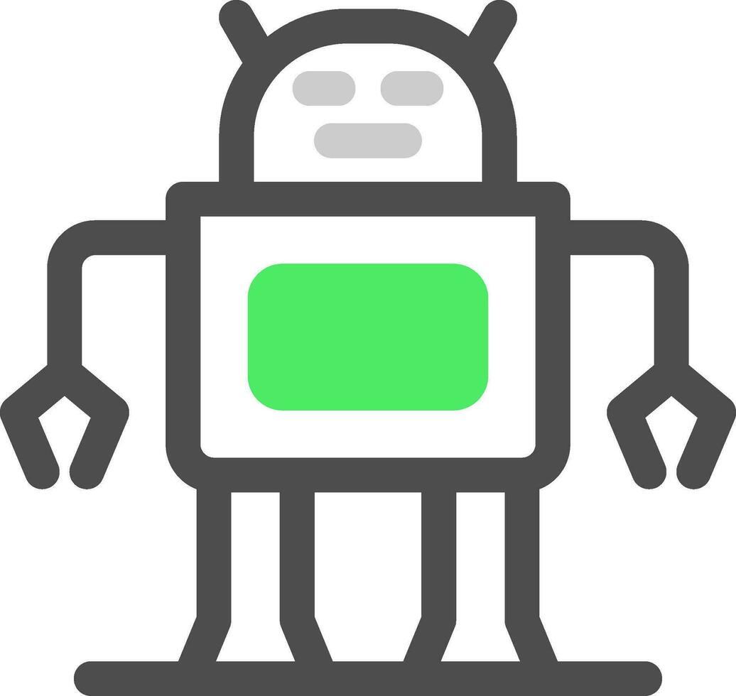 diseño de icono creativo robot vector