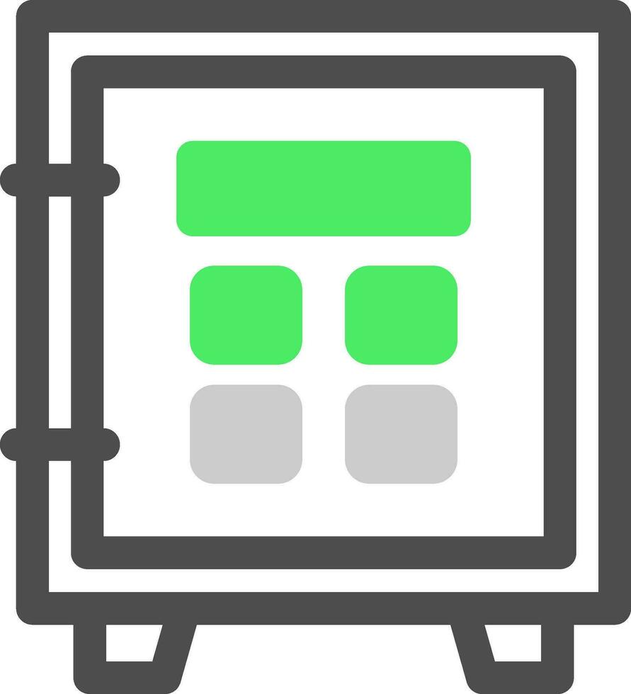 Safe Lock Creative Icon Design vector