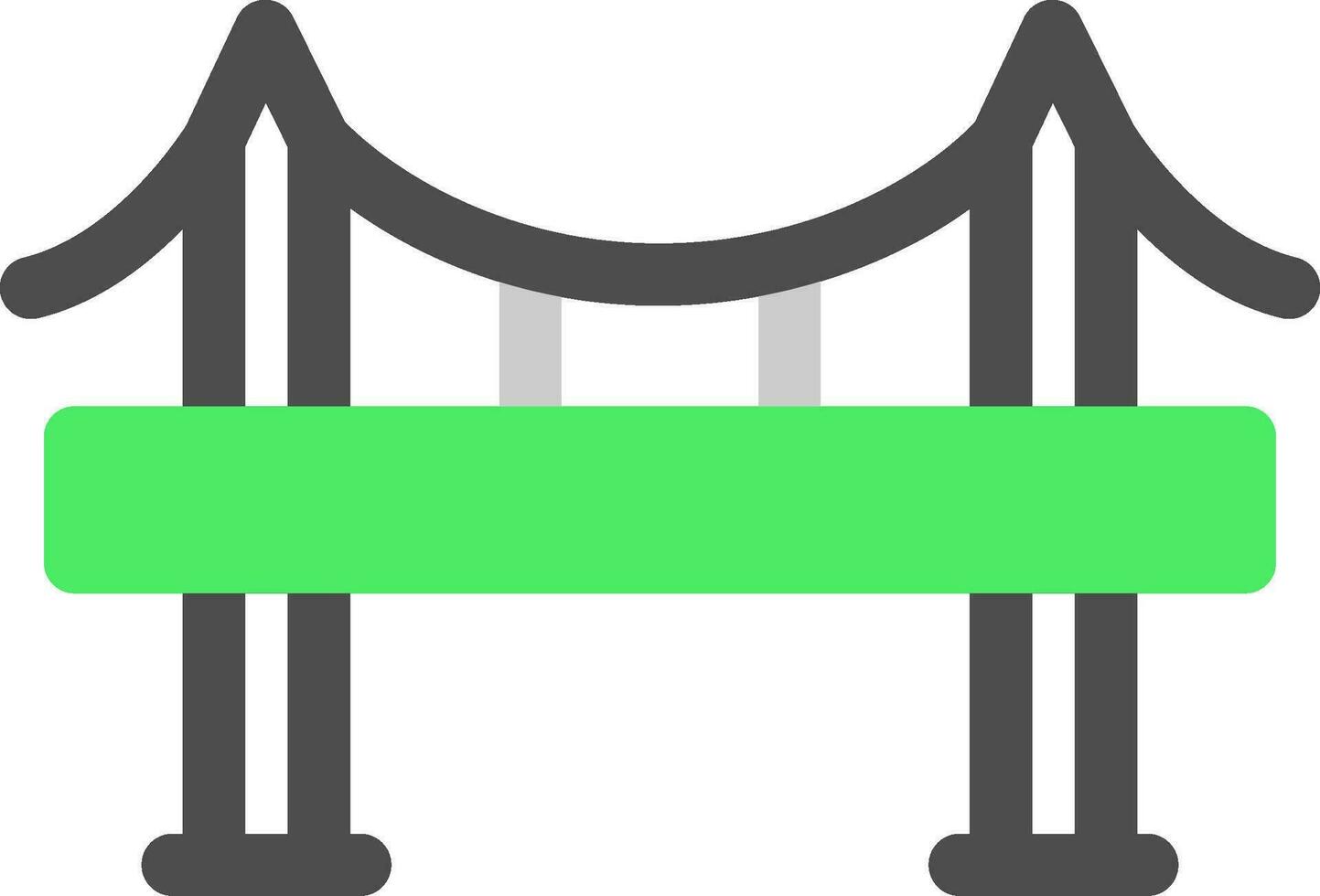 Bridge Creative Icon Design vector