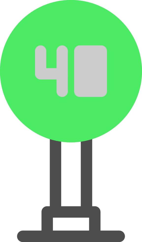 Speed Sign Creative Icon Design vector