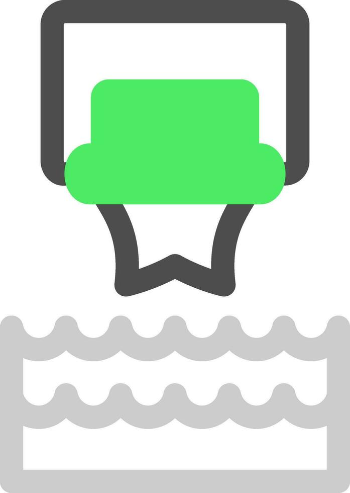 Water Basketball Creative Icon Design vector