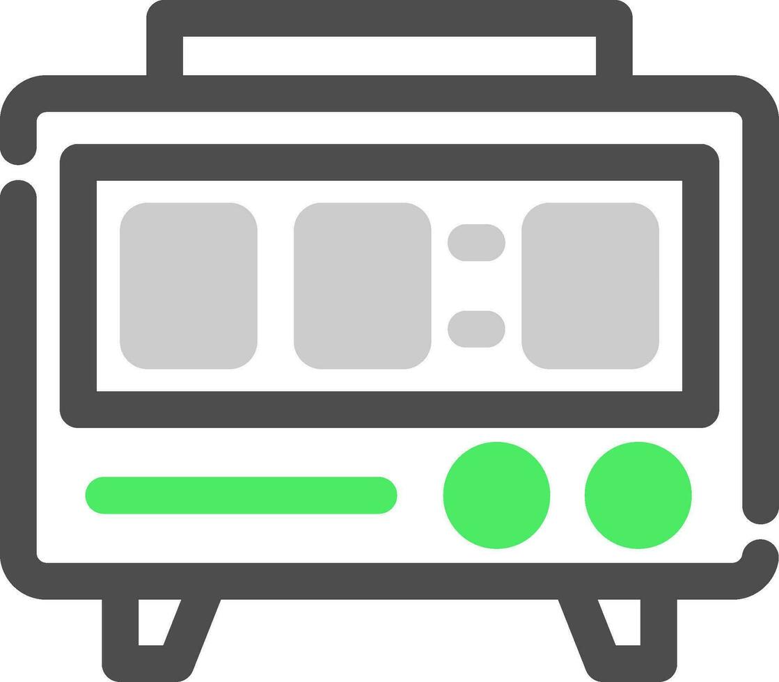 Digital Stopwatch Creative Icon Design vector