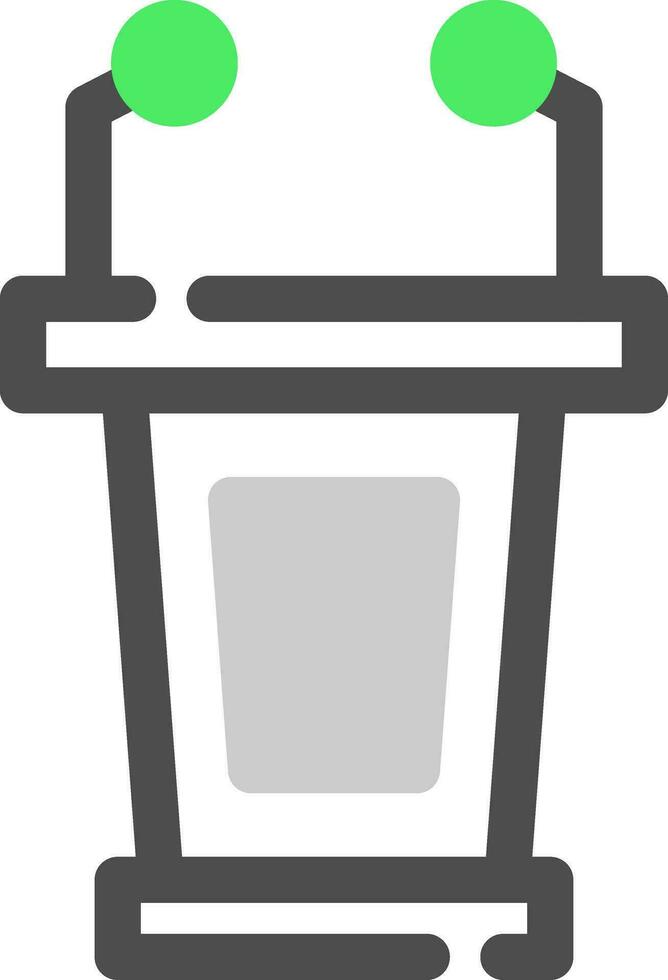 Lectern Creative Icon Design vector