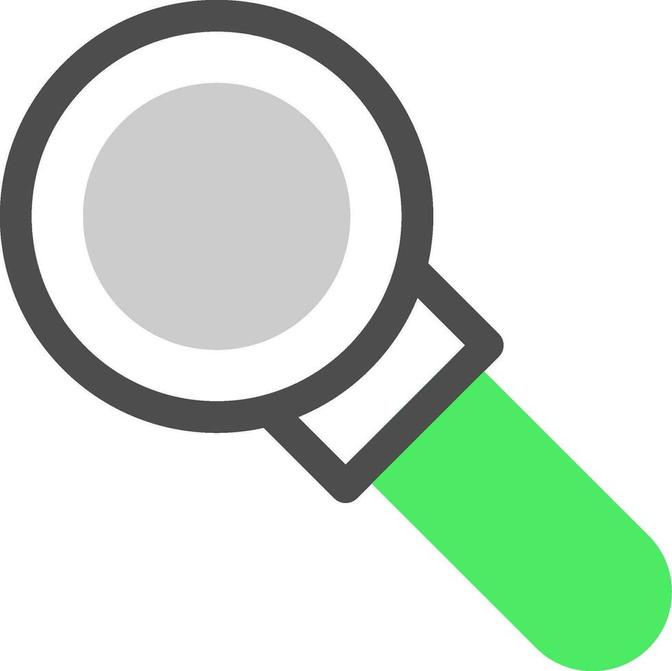 Magnifying Glass Creative Icon Design vector