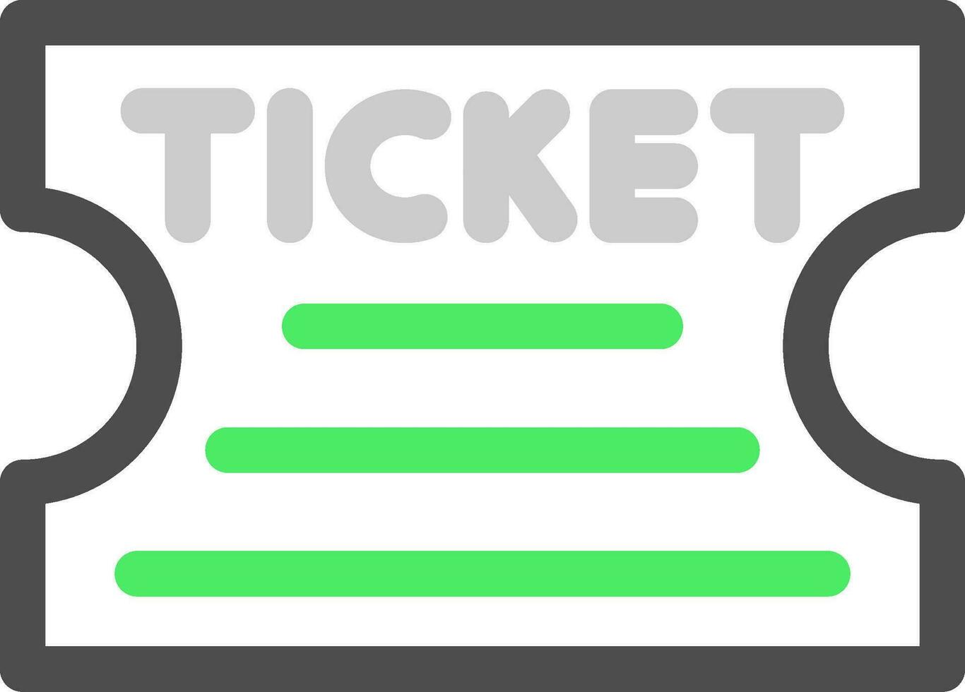 Ticket Creative Icon Design vector