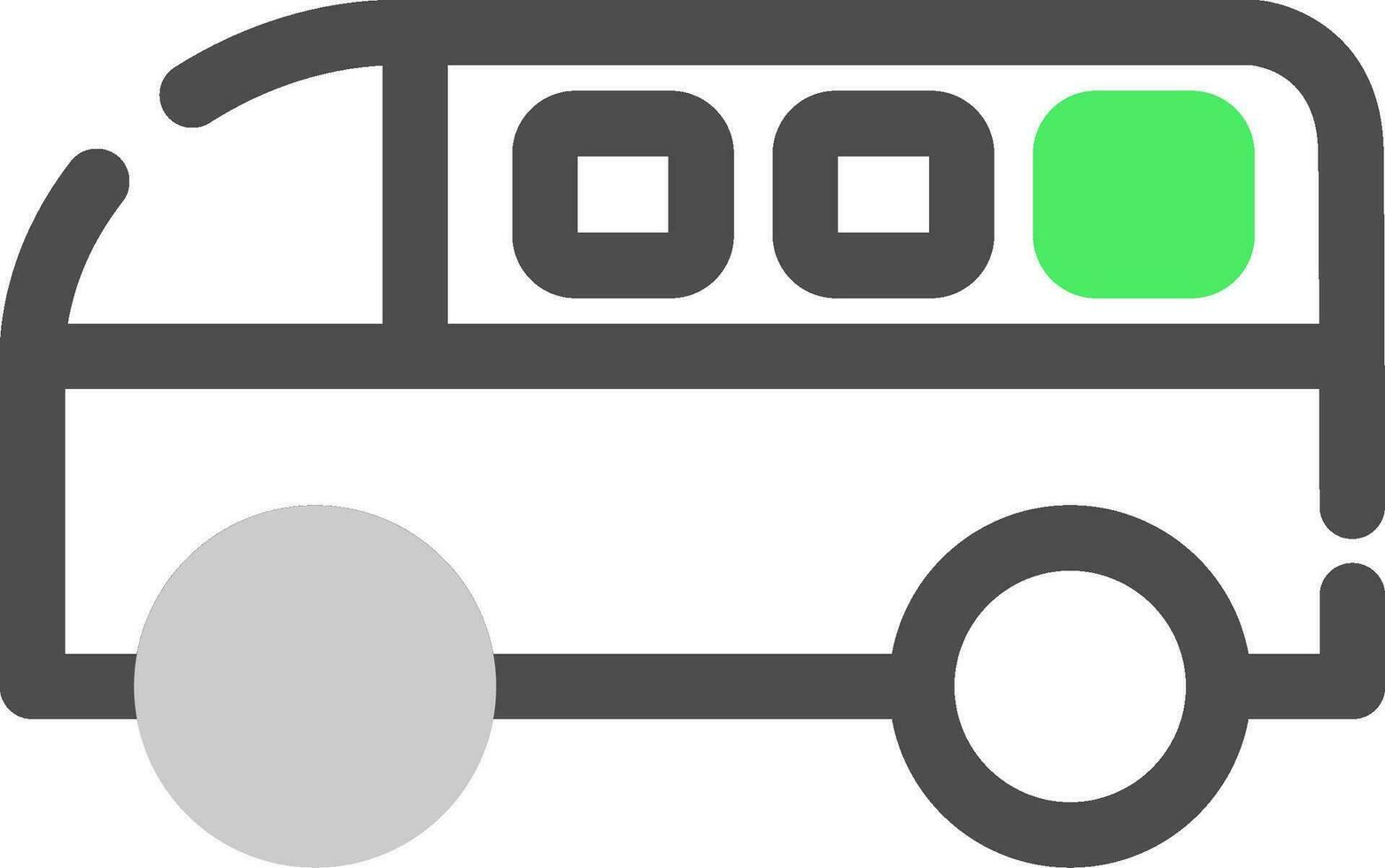 Minivan Creative Icon Design vector