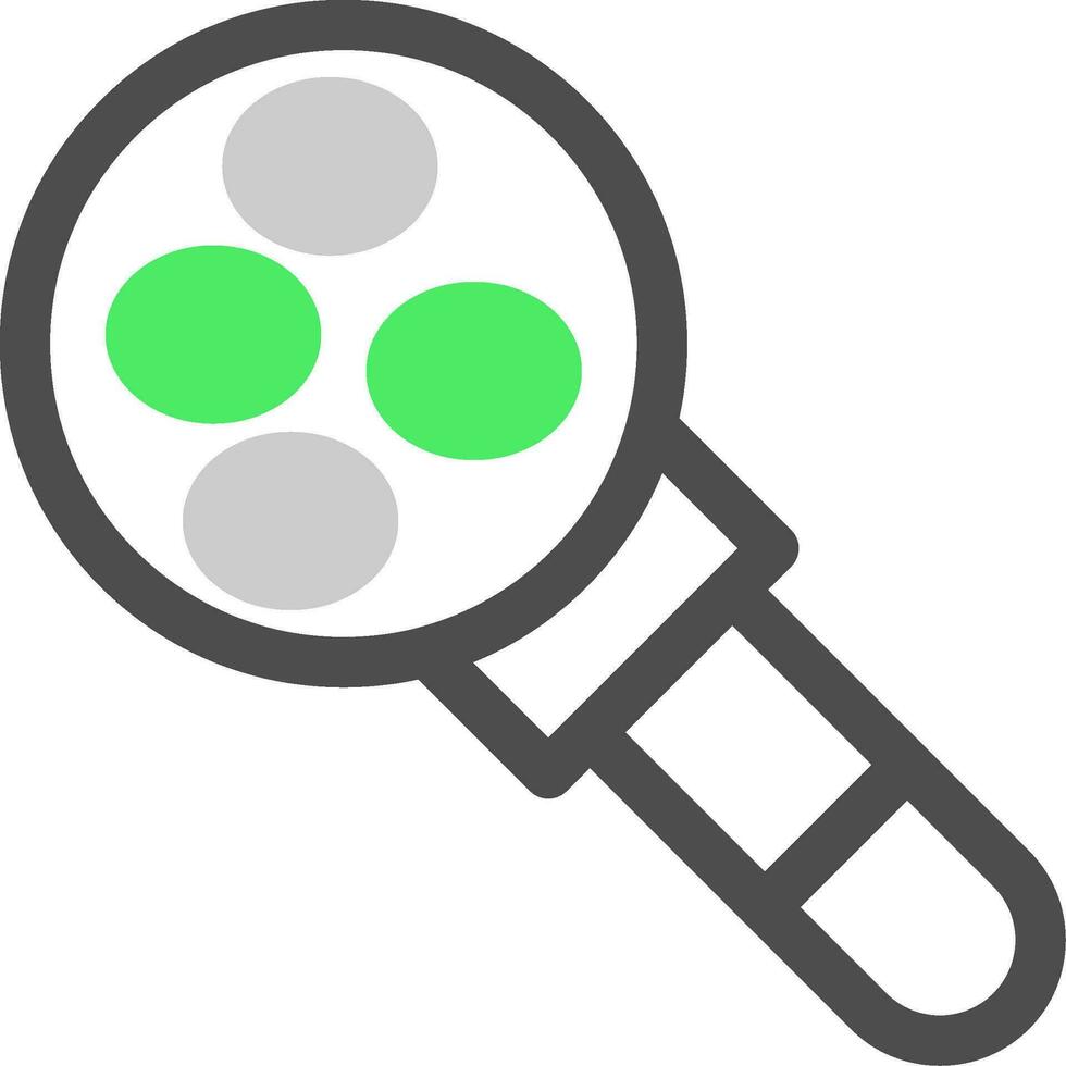 Magnifying Glass Creative Icon Design vector