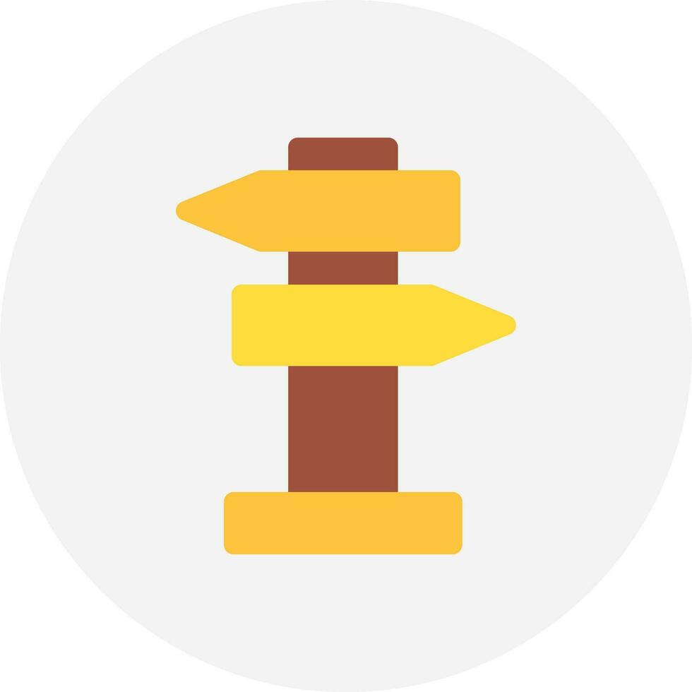 Road Sign Creative Icon Design vector
