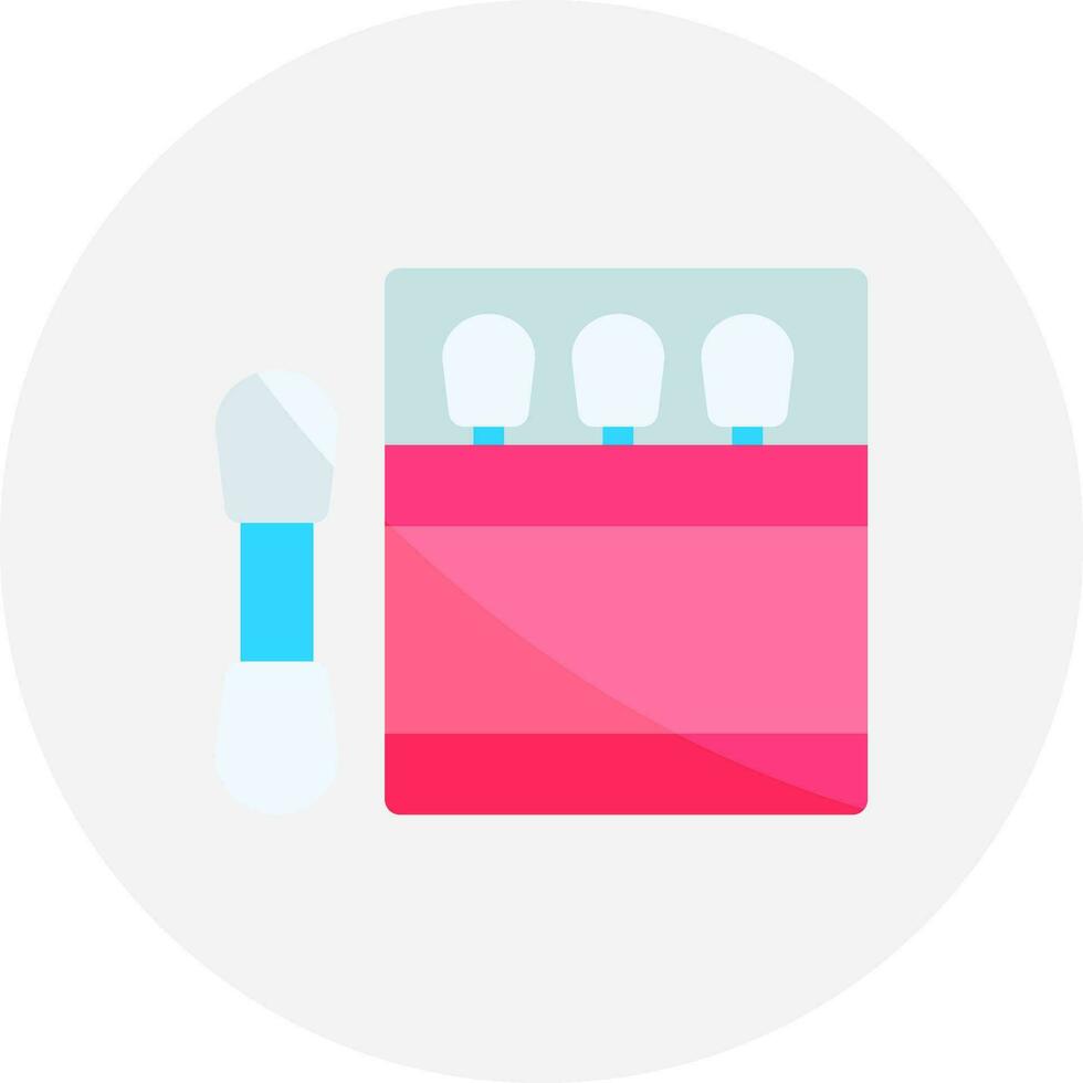 Cotton Swabs Creative Icon Design vector
