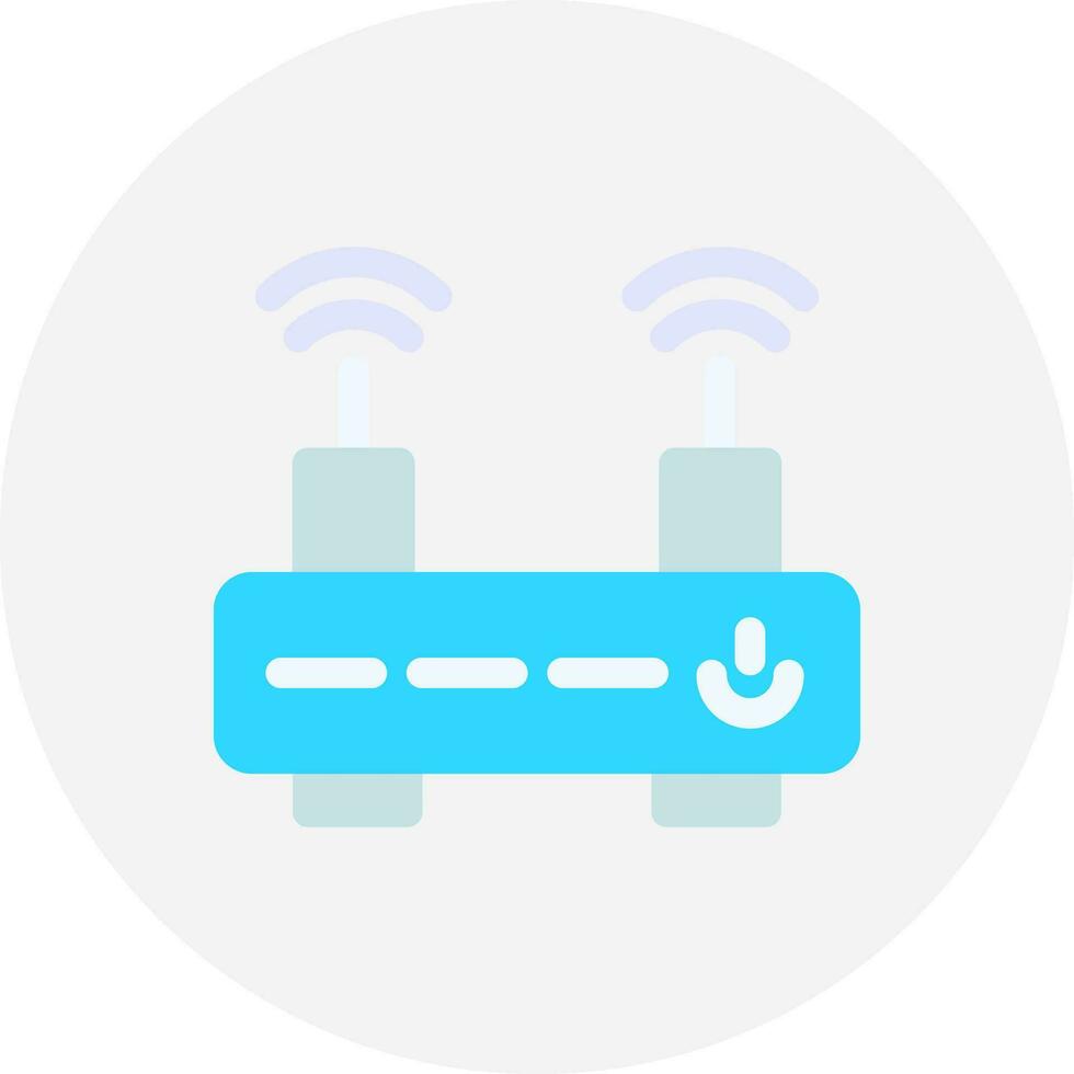 WiFi Router Creative Icon Design vector