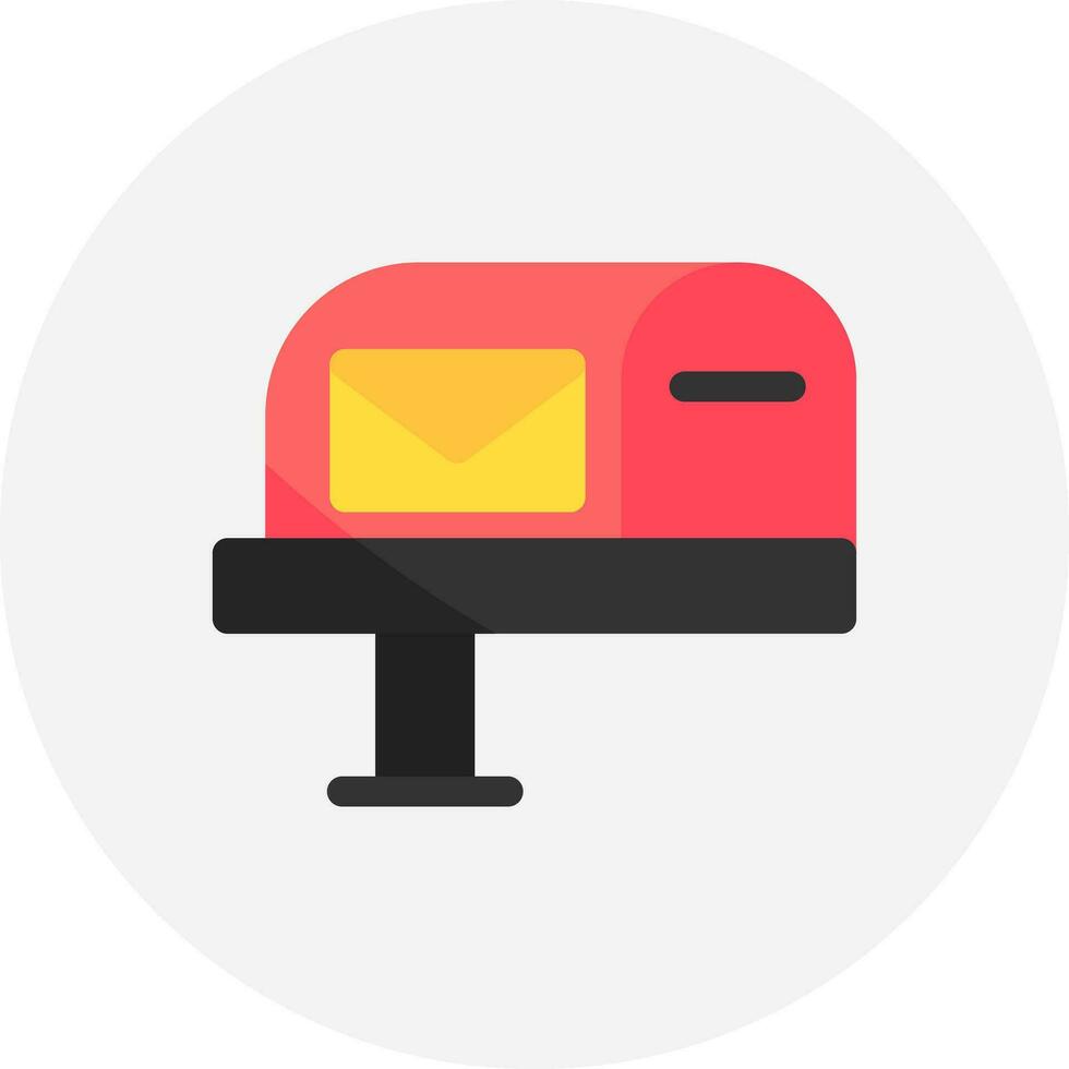 Mail Box Creative Icon Design vector