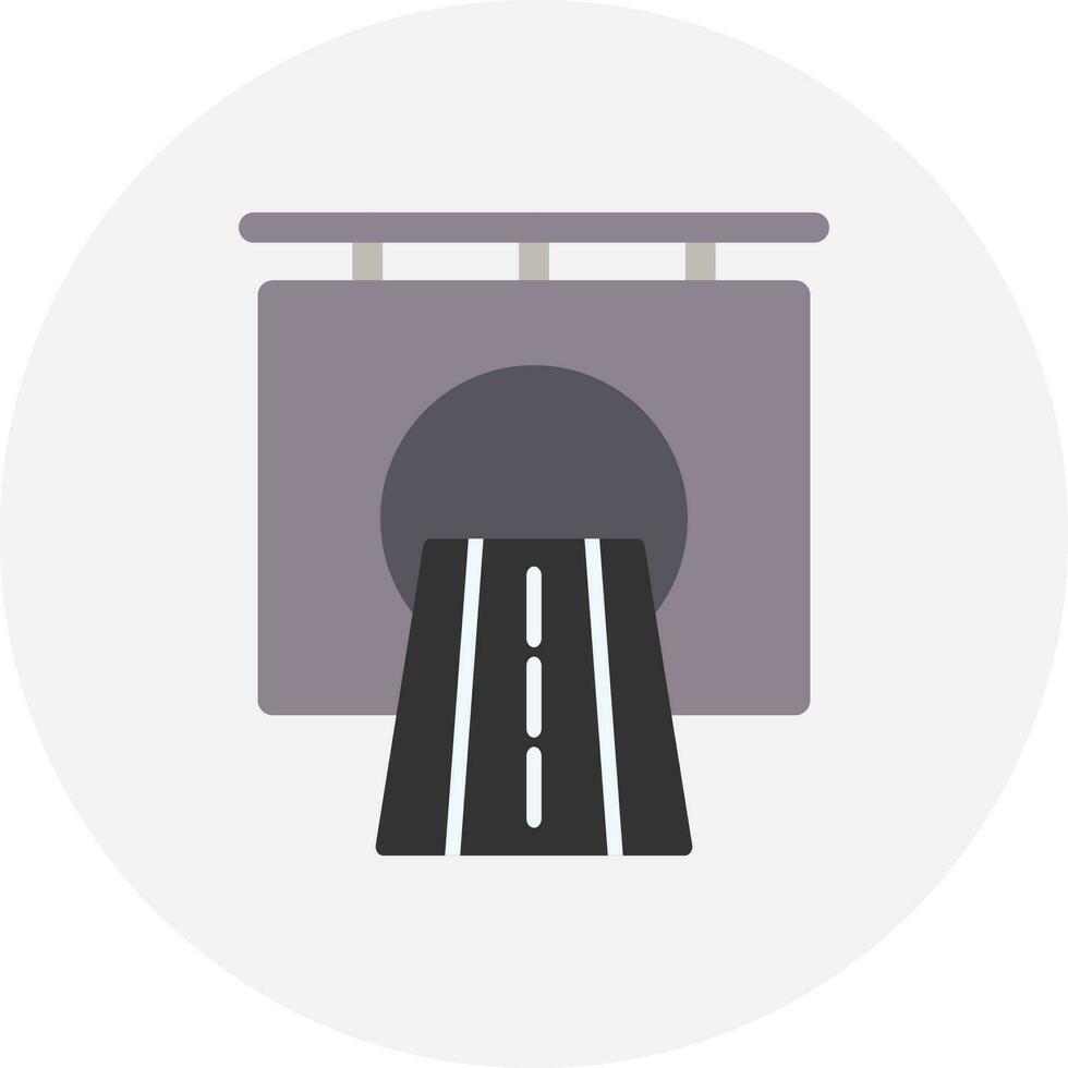 diseño de icono creativo de túnel vector