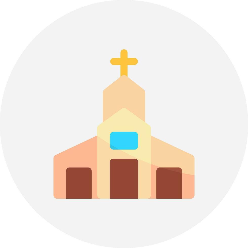 diseño de icono creativo de iglesia vector