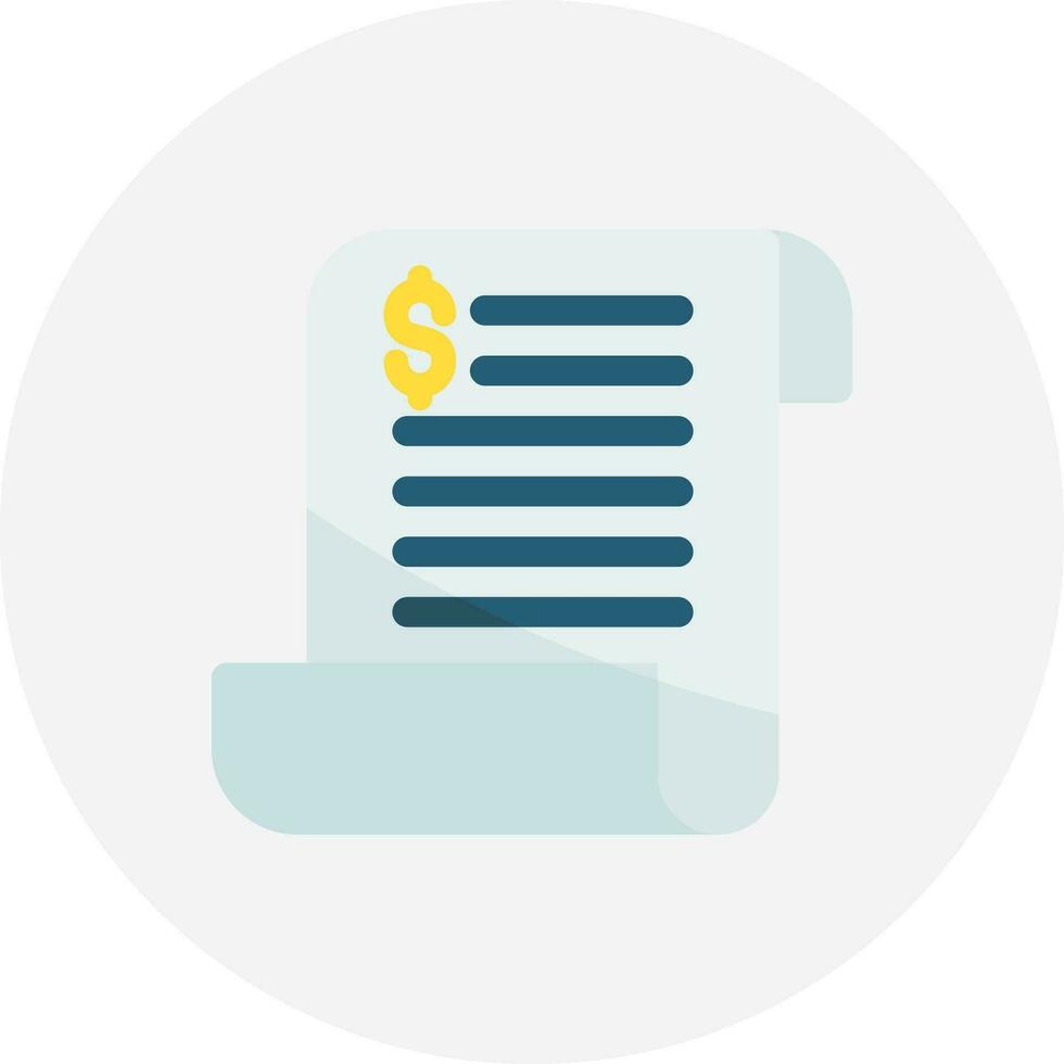 Bill Creative Icon Design vector