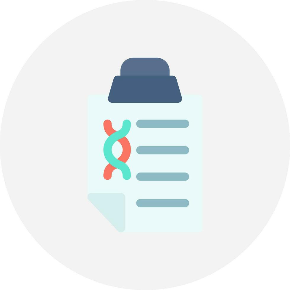 DNA Test Creative Icon Design vector