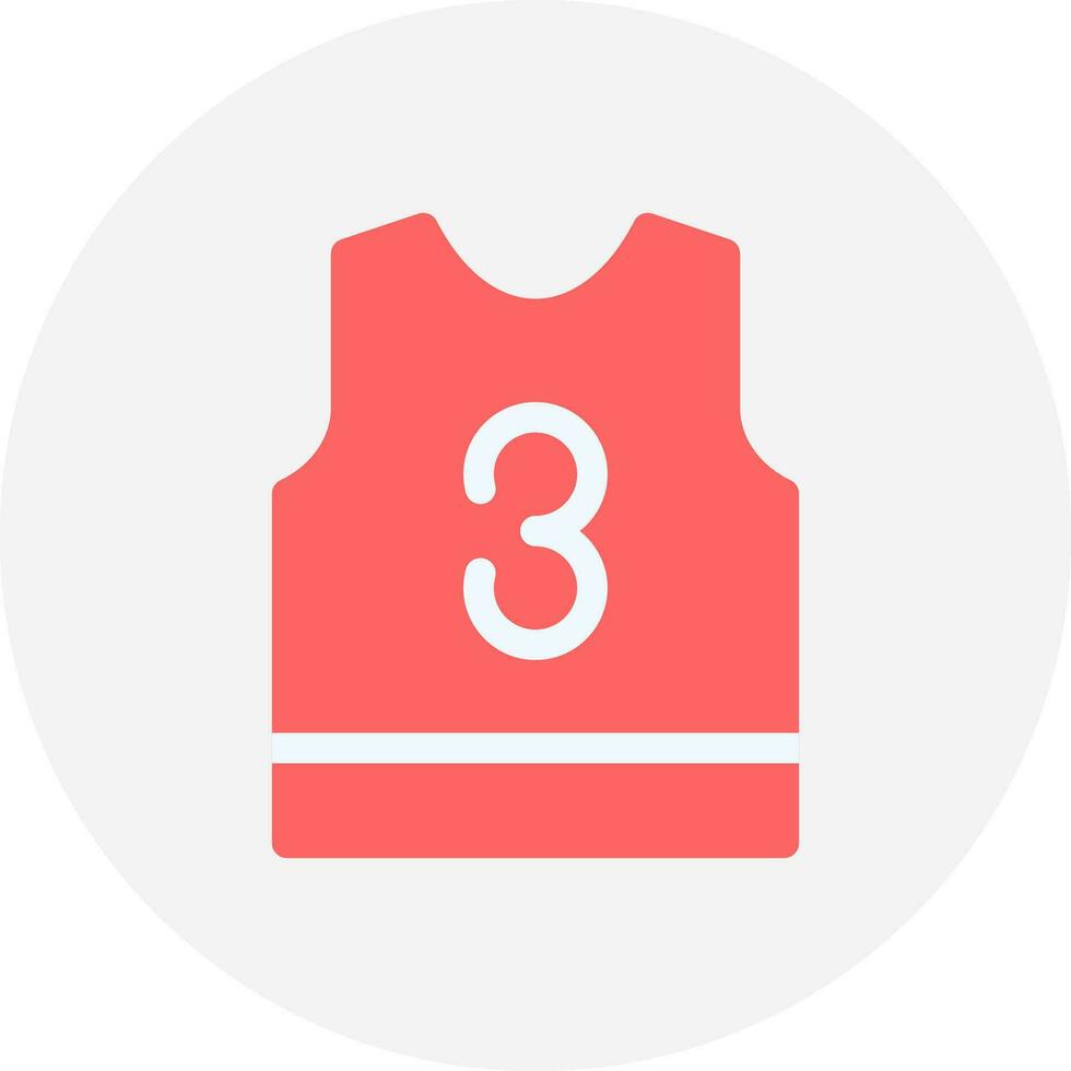 Basketball Jersey Creative Icon Design vector