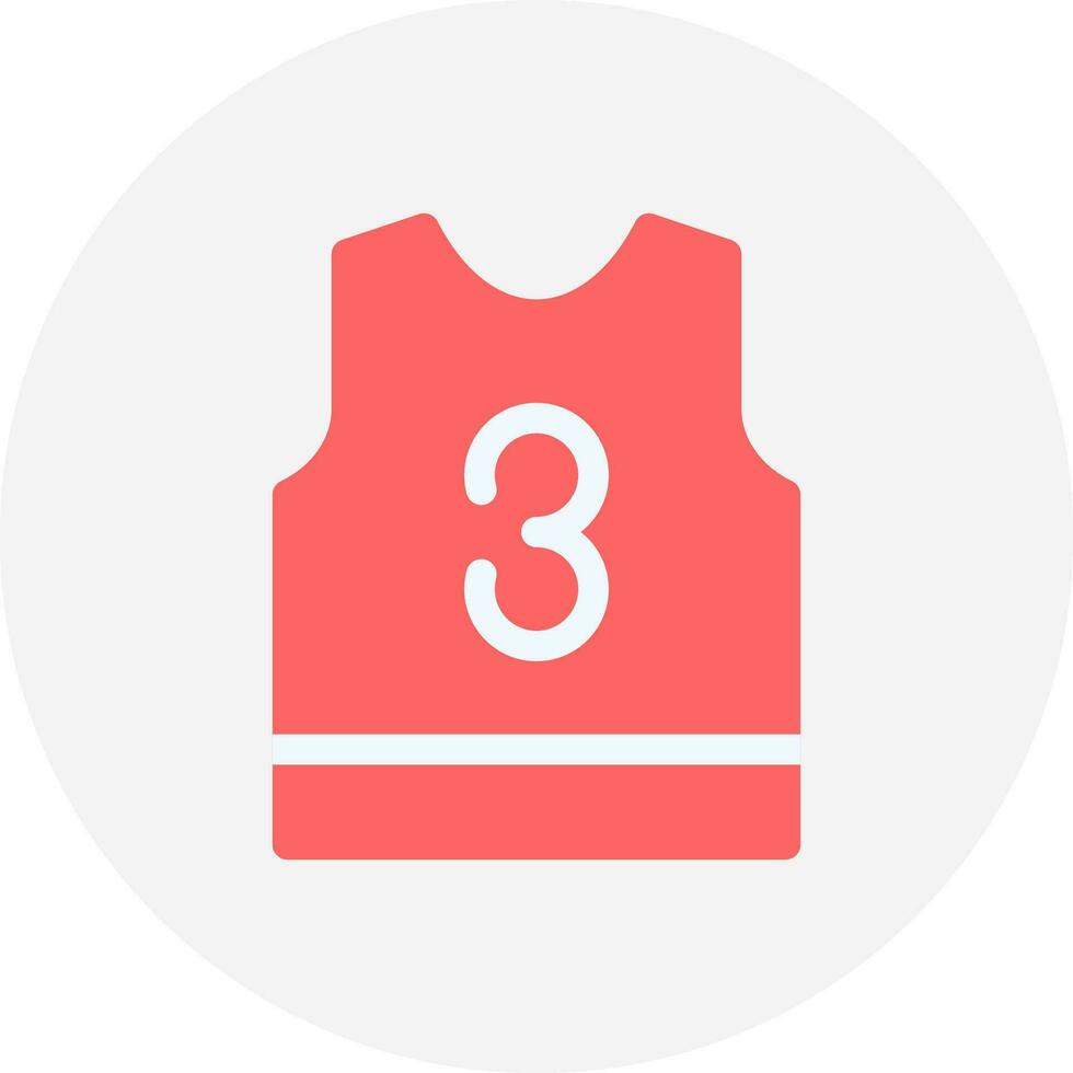 Basketball Jersey Creative Icon Design vector