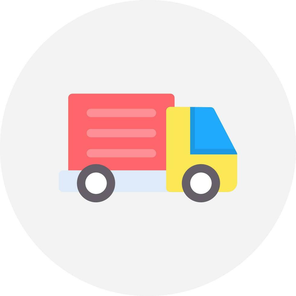 Delivery Truck Creative Icon Design vector