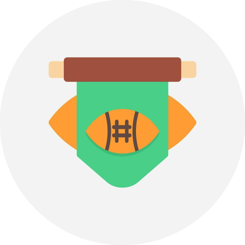 Pennant Creative Icon Design vector
