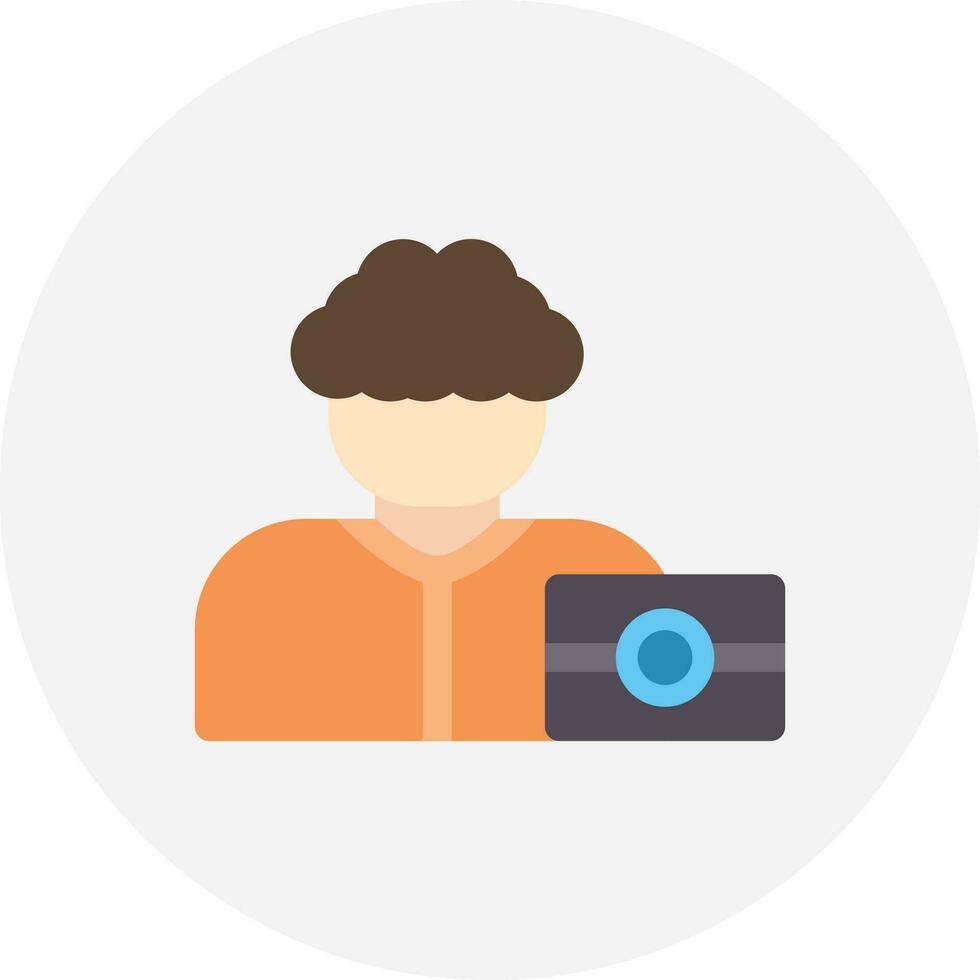 Photographer Creative Icon Design vector