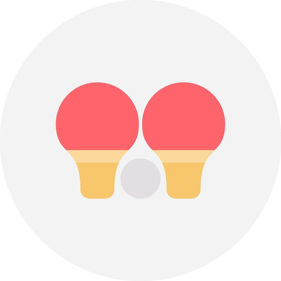 Ping Pong Creative Icon Design vector