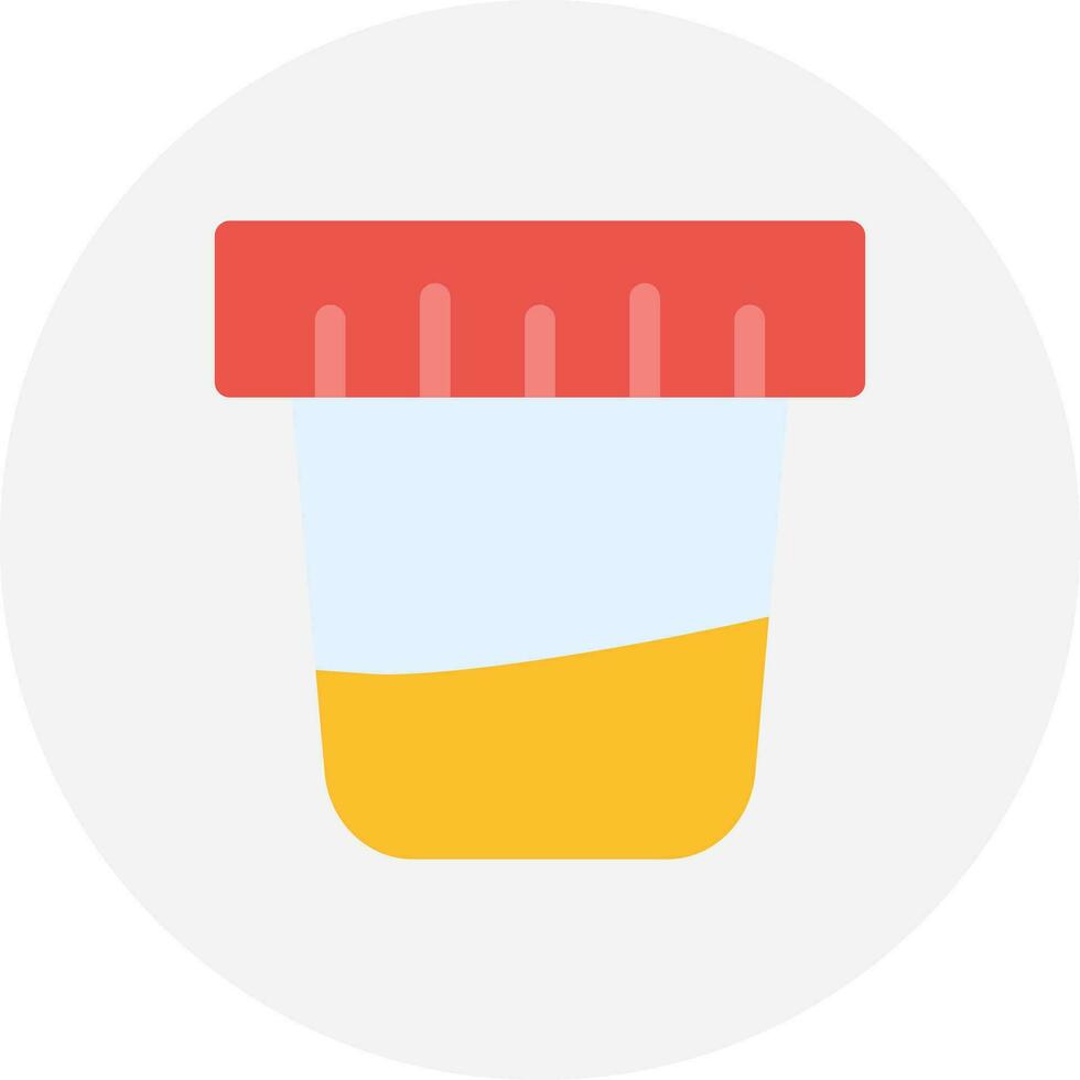 Urine Test Creative Icon Design vector