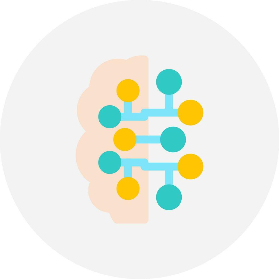 Artificial Intelligence Creative Icon Design vector