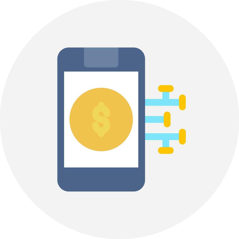 Digital Money Creative Icon Design vector