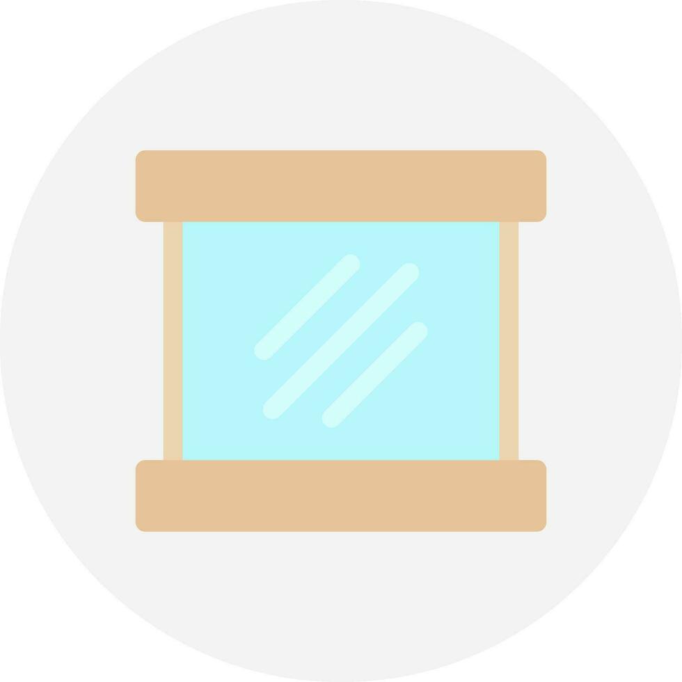 Mirror Creative Icon Design vector