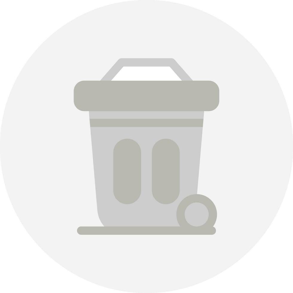 Dustbin Creative Icon Design vector