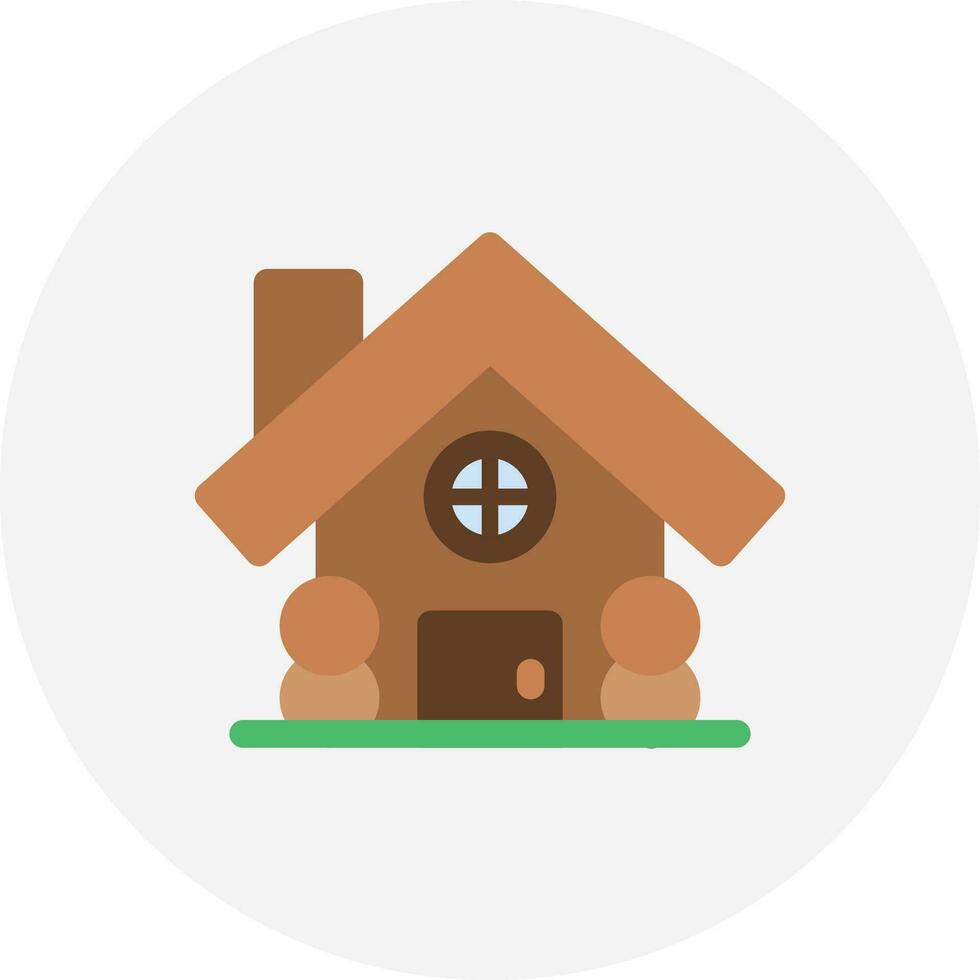 Cabin Creative Icon Design vector