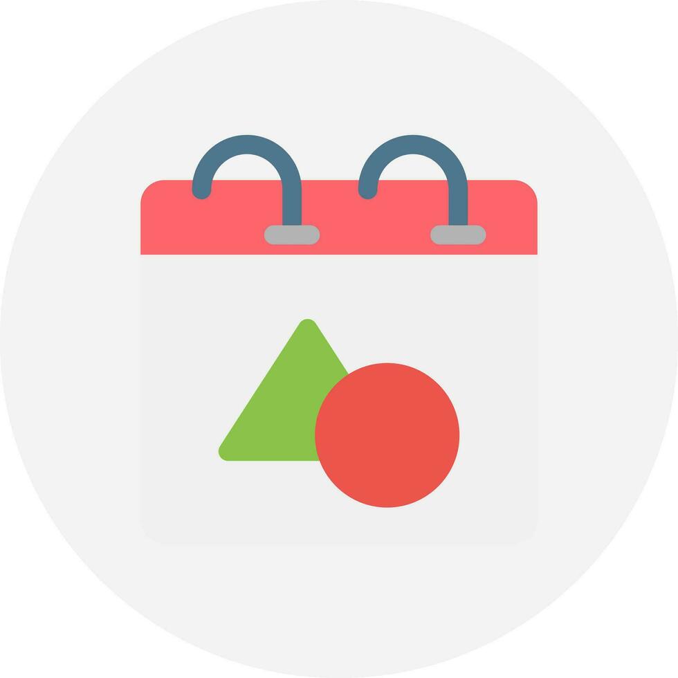 Flat Circle Design vector