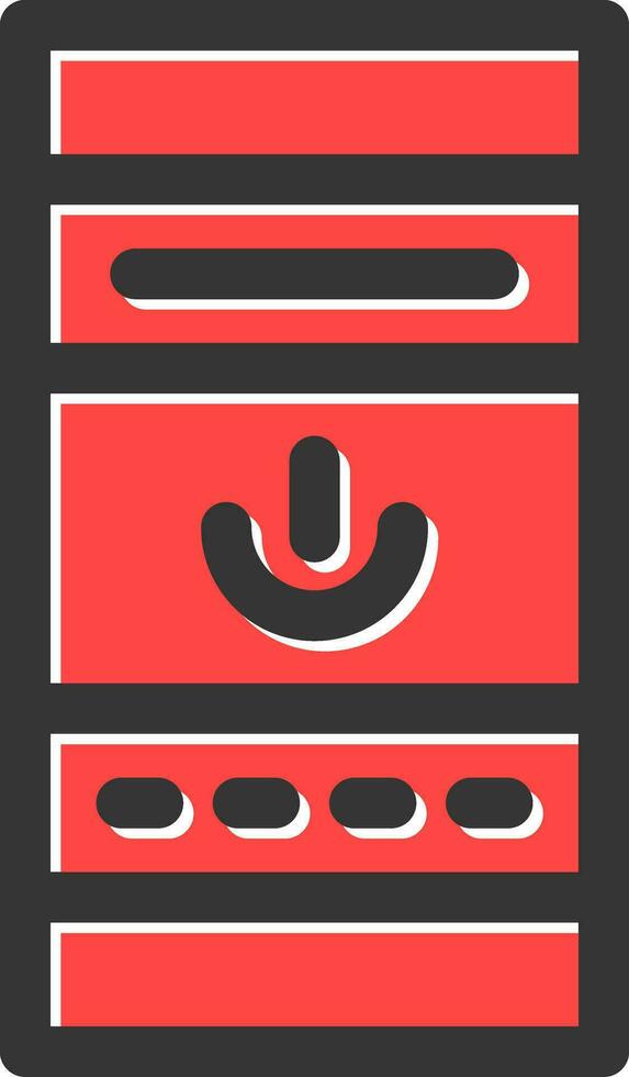 Desktop PC Creative Icon Design vector