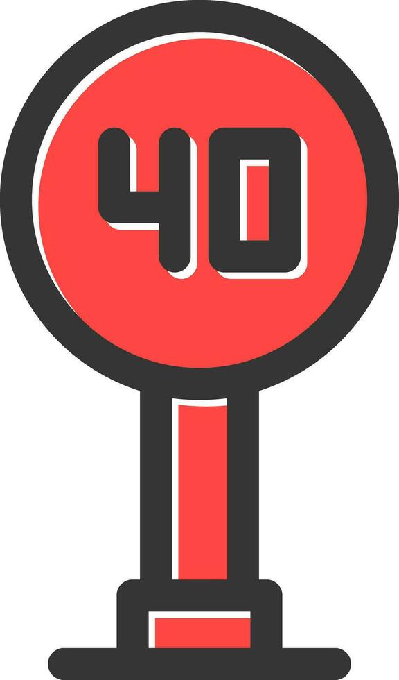 Speed Sign Creative Icon Design vector