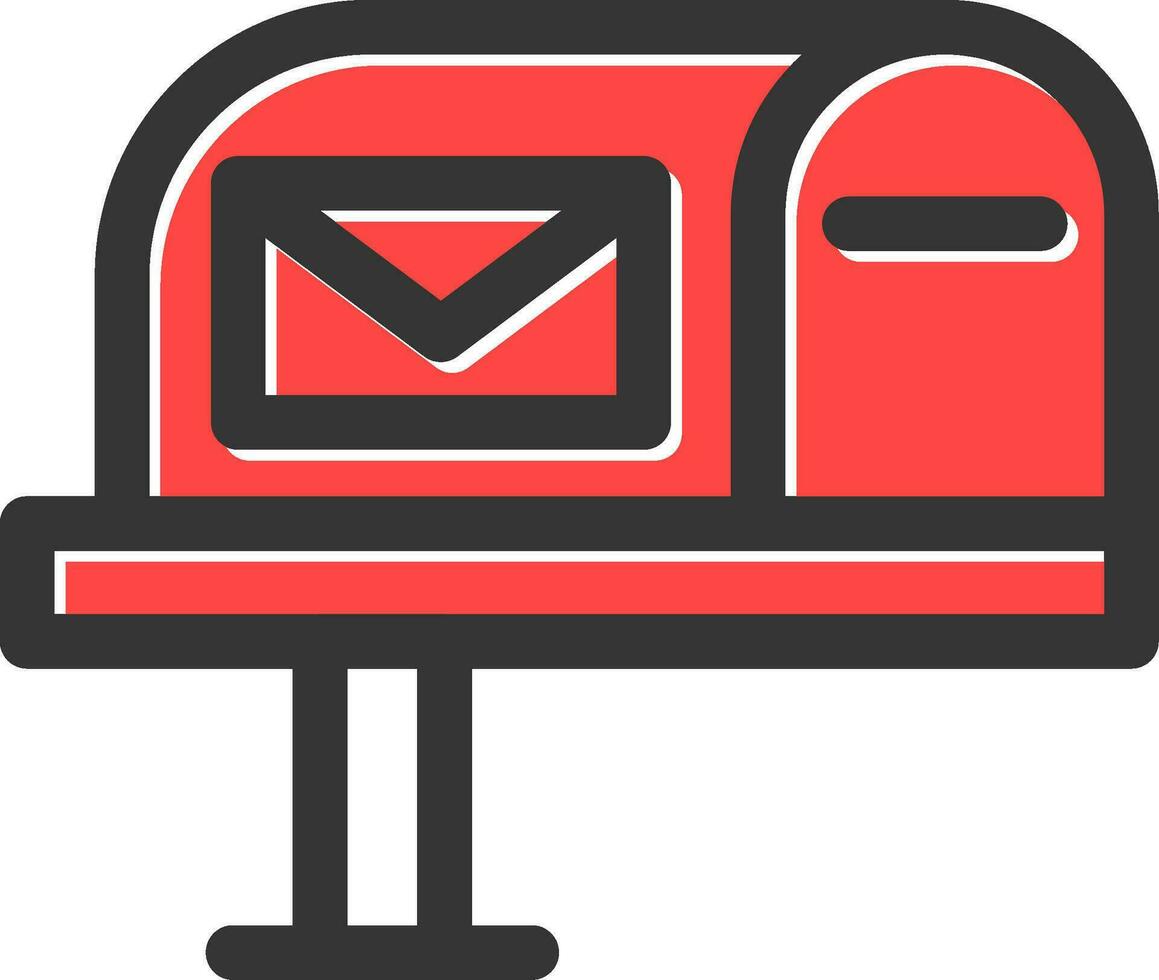 Mail Box Creative Icon Design vector