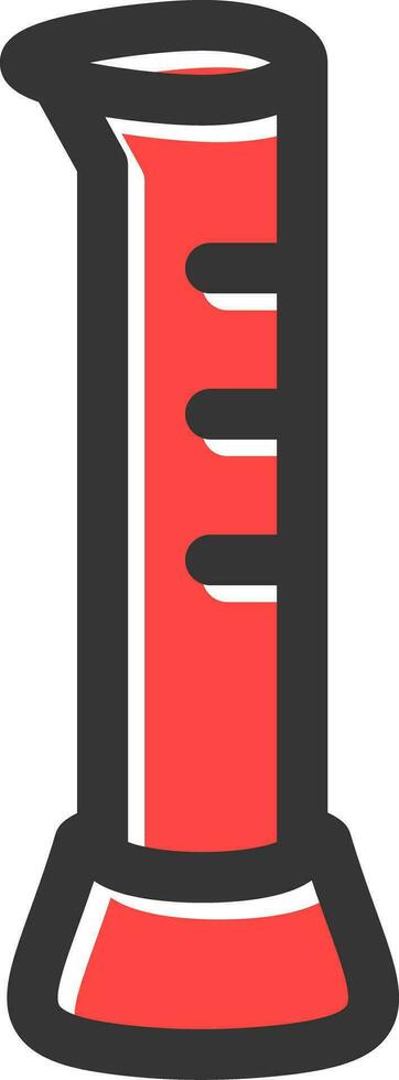 Graduated Cylinder Creative Icon Design vector