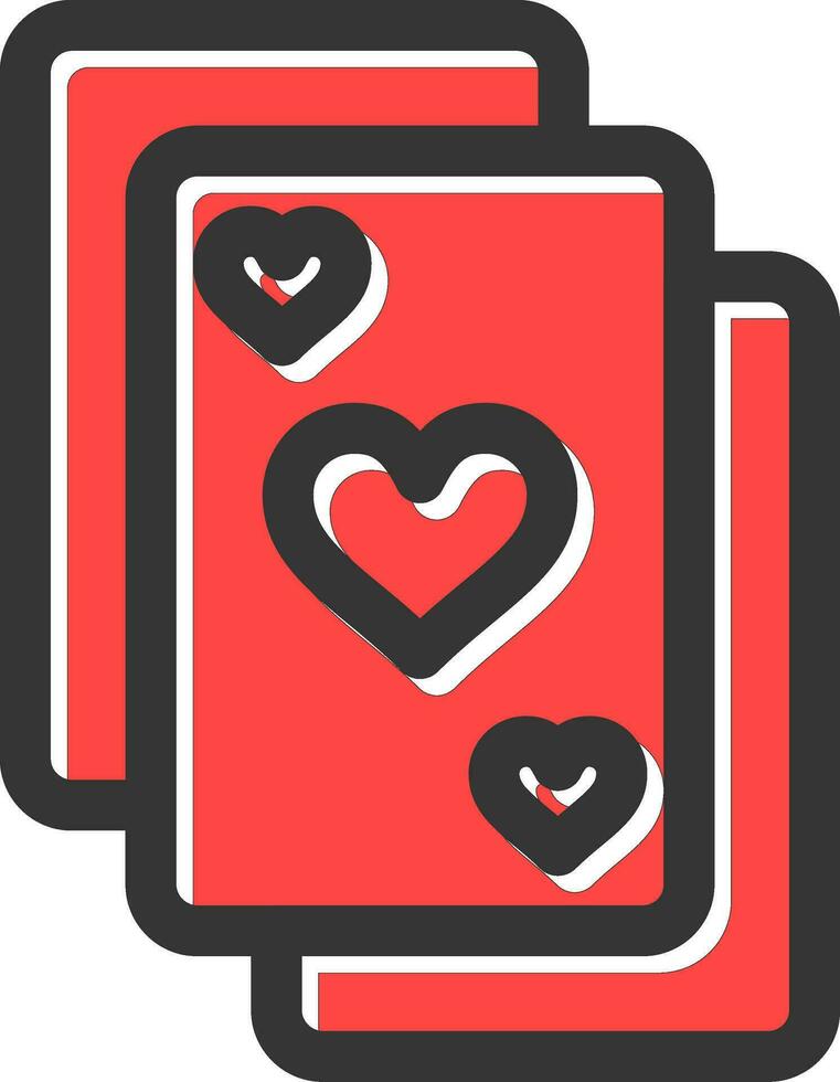 Playing Cards Creative Icon Design vector