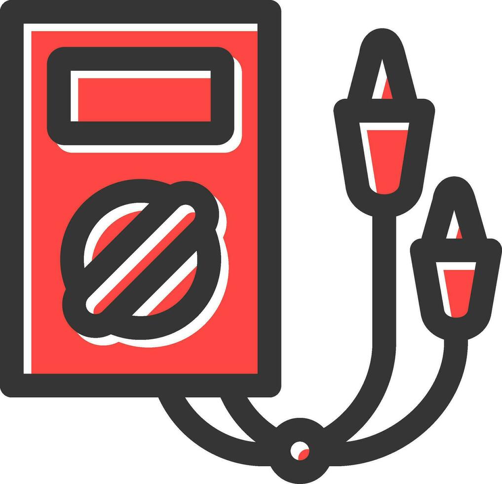 Electric Tester Creative Icon Design vector