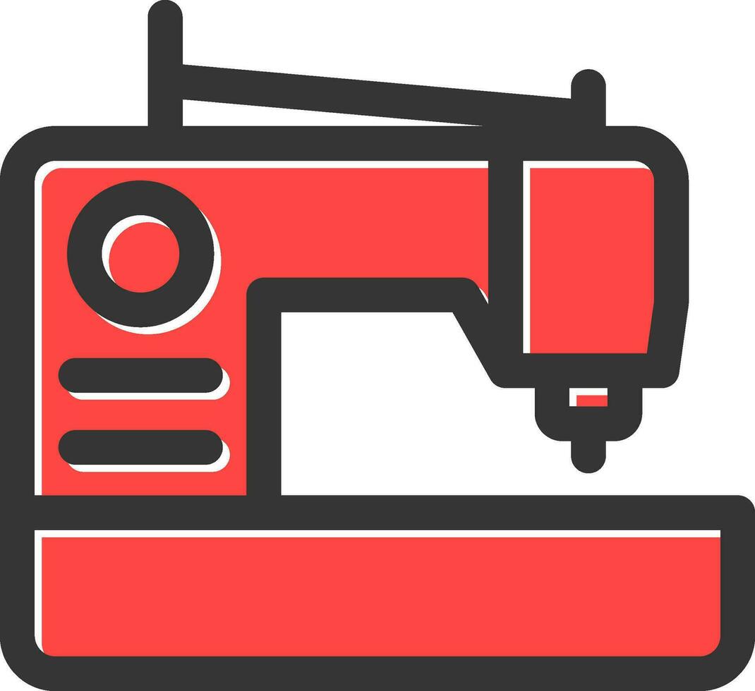 Sewing Machine Creative Icon Design vector