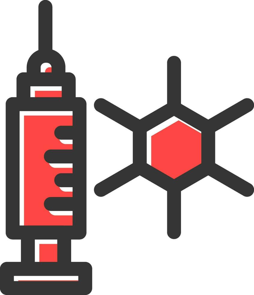 Hormonal Therapy Creative Icon Design vector