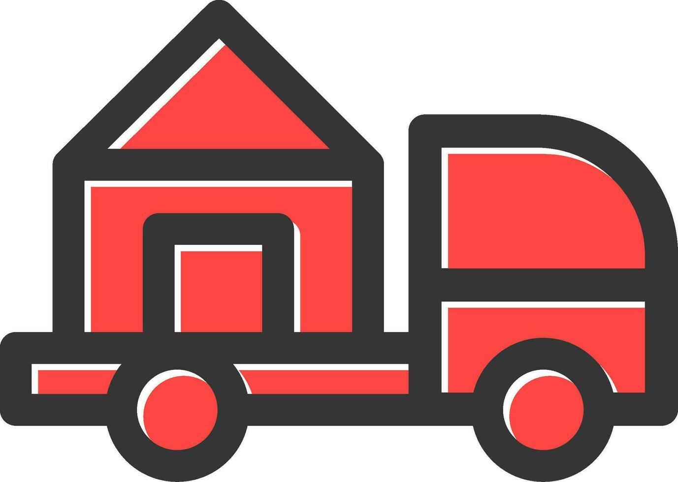 Moving Truck Creative Icon Design vector