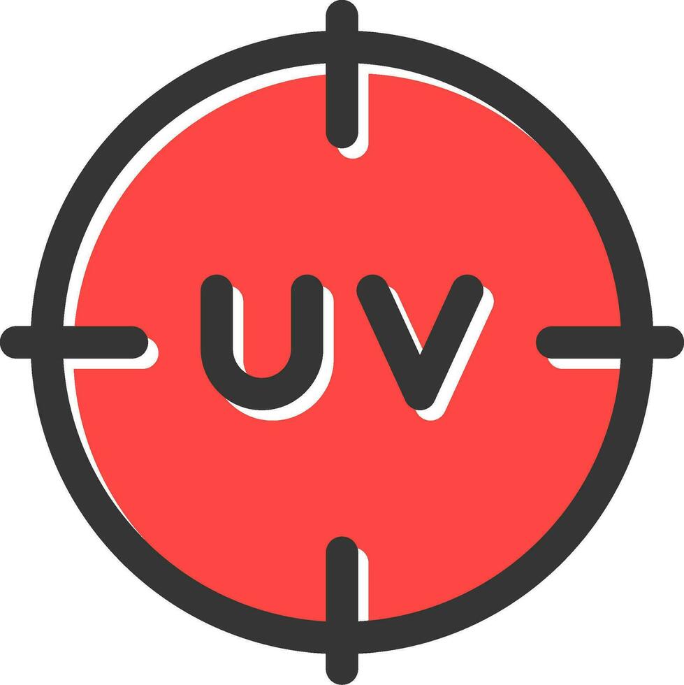 Uv Creative Icon Design vector
