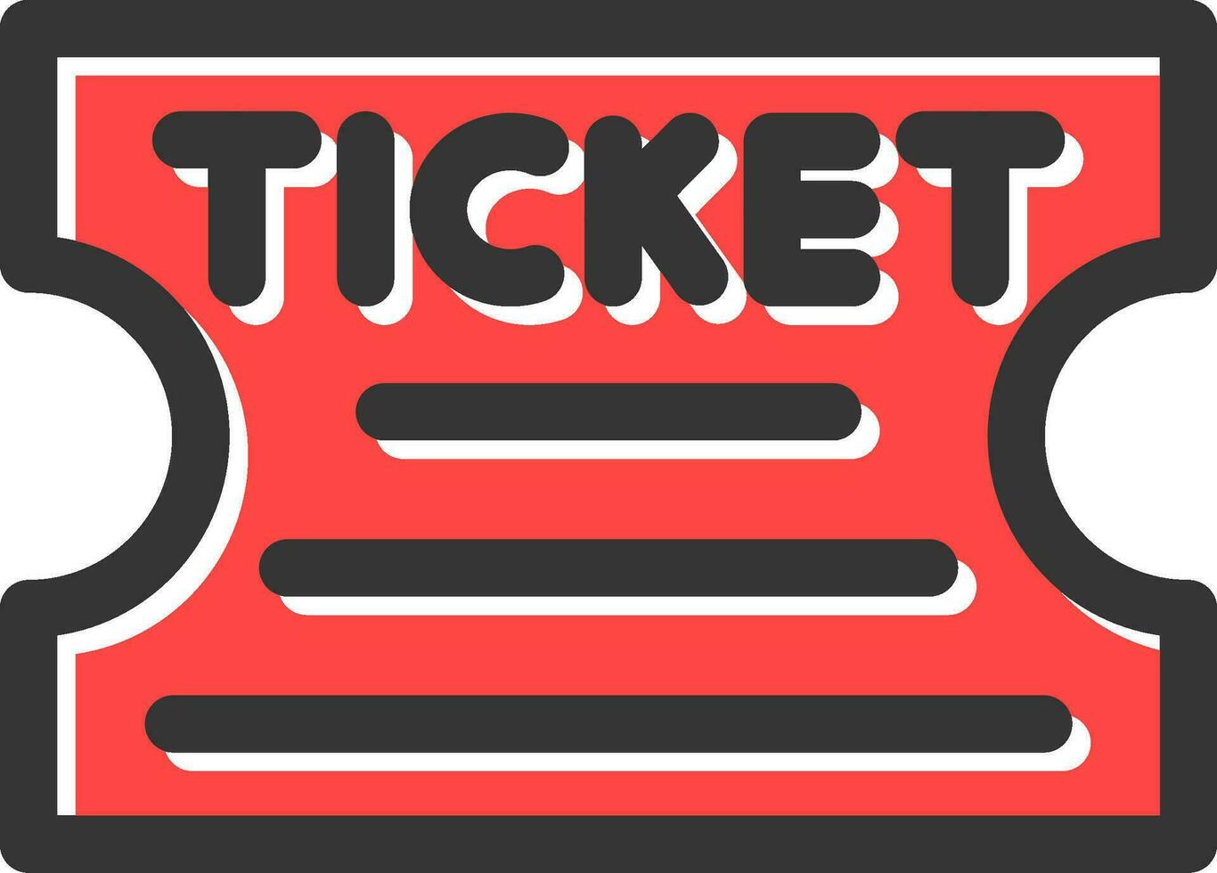 Ticket Creative Icon Design vector