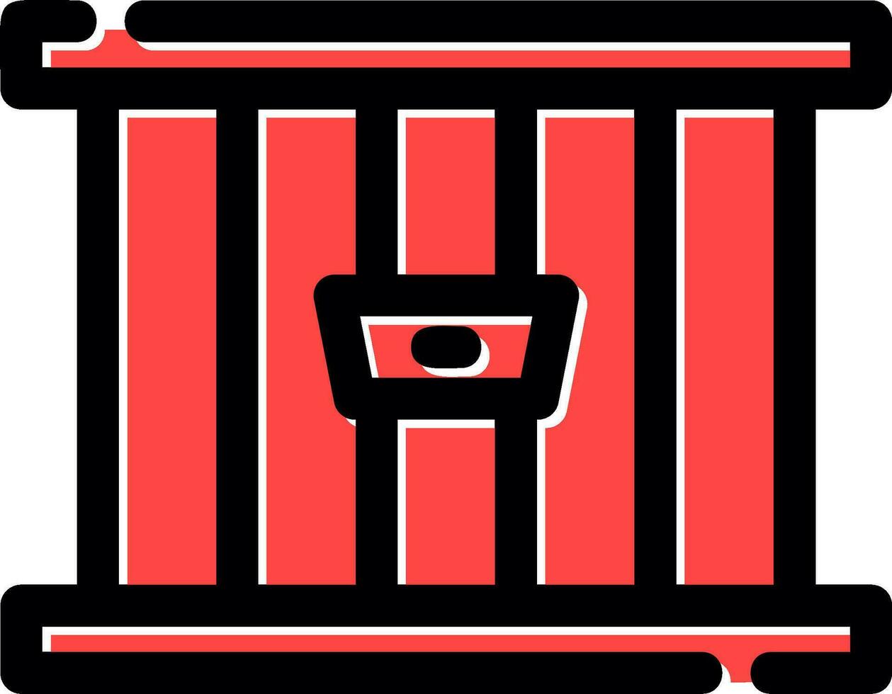 Jail Creative Icon Design vector