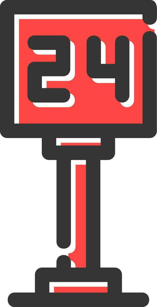 Hours Creative Icon Design vector