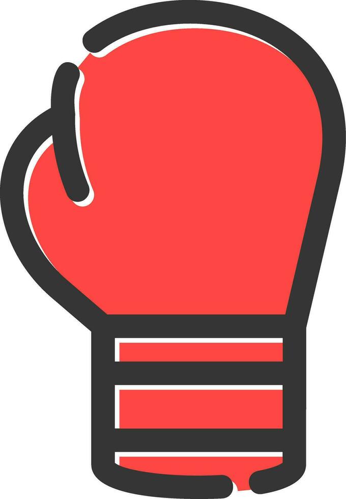 Boxing Glove Creative Icon Design vector