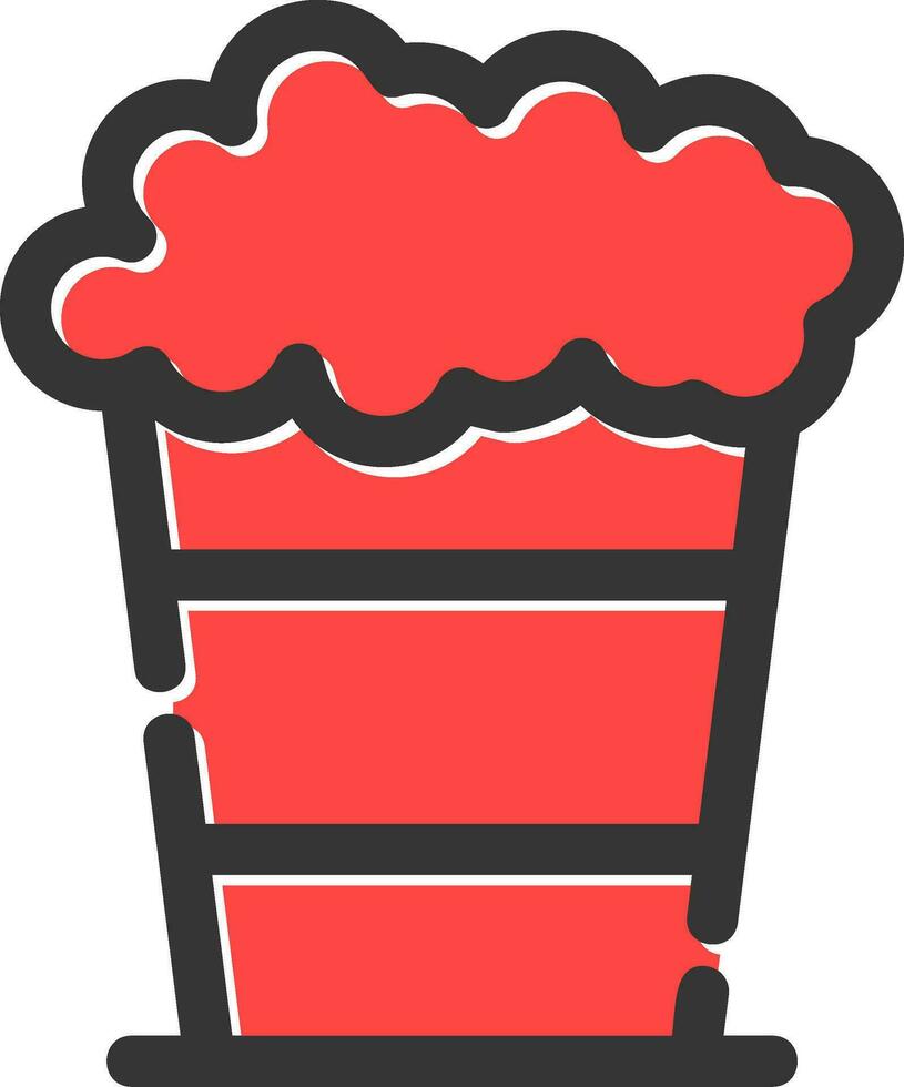 Popcorn Creative Icon Design vector